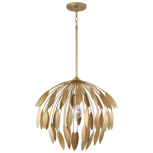 Margeaux One Light Pendant in Buffed Gold (65|351812GF)