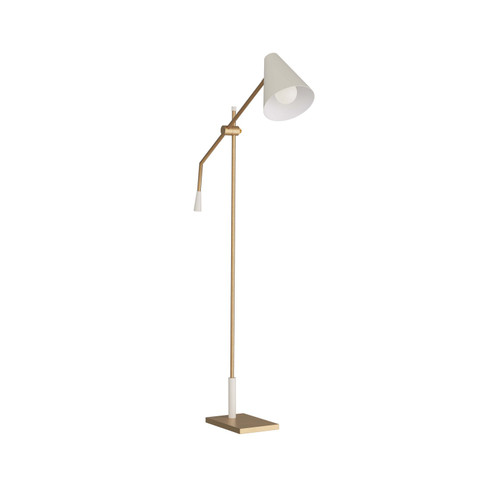 Wayne One Light Floor Lamp in Antique Brass (314|PFC01)