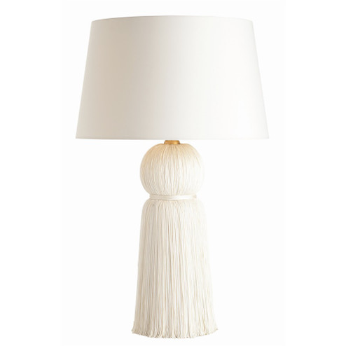 Tassel One Light Table Lamp in Off-White (314|DK49938757)