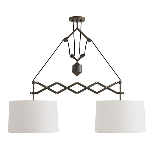 Pantograph Two Light Pendant in White (314|DB49008)