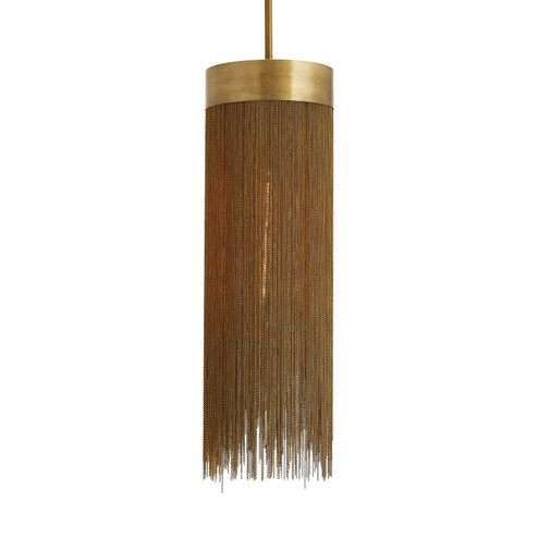 Fatima One Light Pendant in Antique Brass (314|84032)