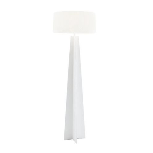 Palisades One Light Floor Lamp in White Gesso (314|76031703)