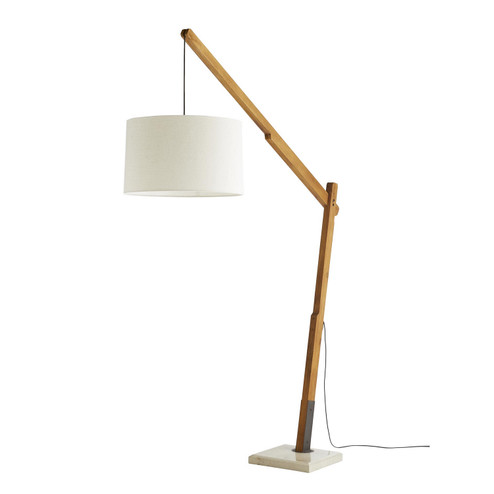 Sarsa One Light Floor Lamp in Natural (314|75004869)