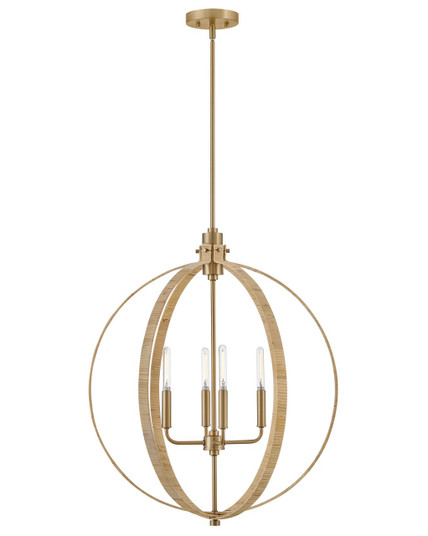 Fallon LED Chandelier in Lacquered Brass (531|83554LCBBAM)