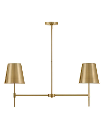 Blake LED Linear Chandelier in Lacquered Brass (531|83445LCB)