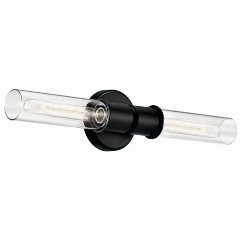 Aviv Two Light Wall Sconce in Black (12|52654BK)