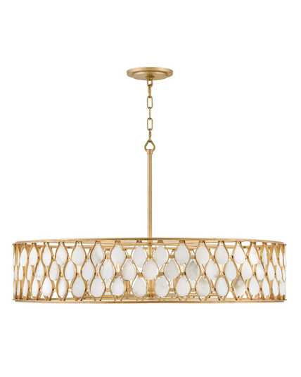 Estie LED Chandelier in Piastra Gold (138|FR41506PI)