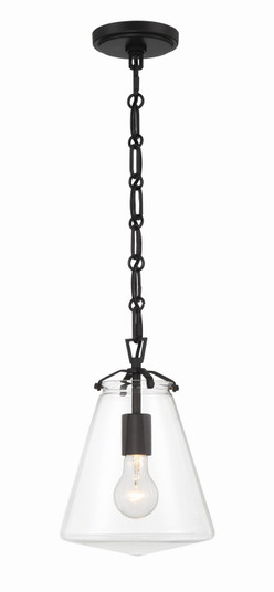 Voss One Light Mini Pendant in Matte Black (60|VSS7003MK)