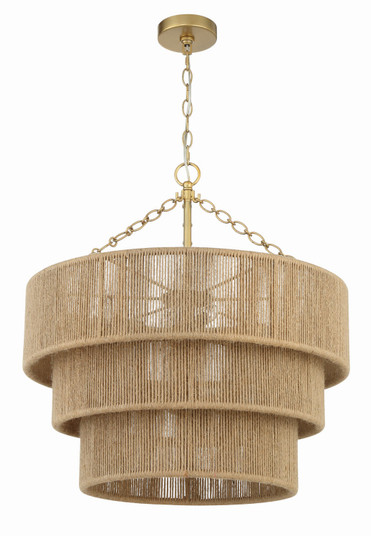 Shyla Ten Light Chandelier in Soft Gold (60|SHY10907SG)