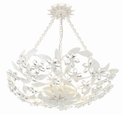 Marselle Six Light Semi Flush Mount in Matte White (60|MSL306MTCEILING)