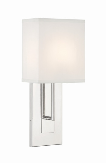 Brent One Light Wall Sconce in Polished Nickel (60|BREA3631PN)