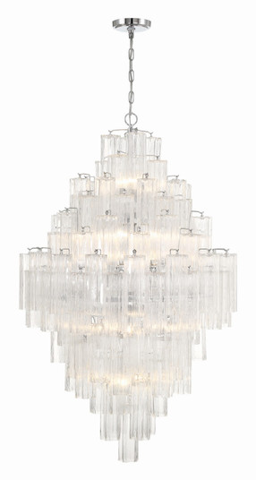 Addis 20 Light Chandelier in Polished Chrome (60|ADD319CHCL)