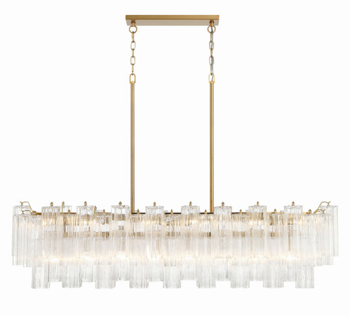 Addis 14 Light Chandelier in Aged Brass (60|ADD317AGCL)