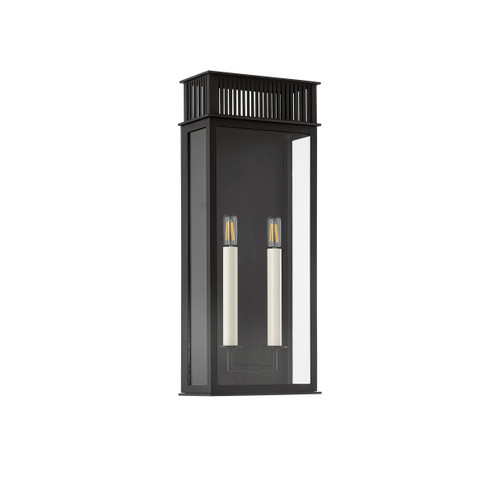 Gridley Two Light Outdoor Wall Sconce in Textured Black (67|B6022TBK)