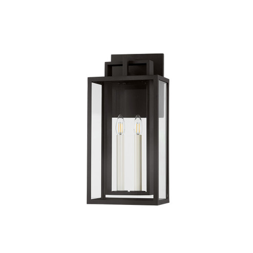 Amire Two Light Outdoor Wall Sconce in Textured Black (67|B3620TBK)
