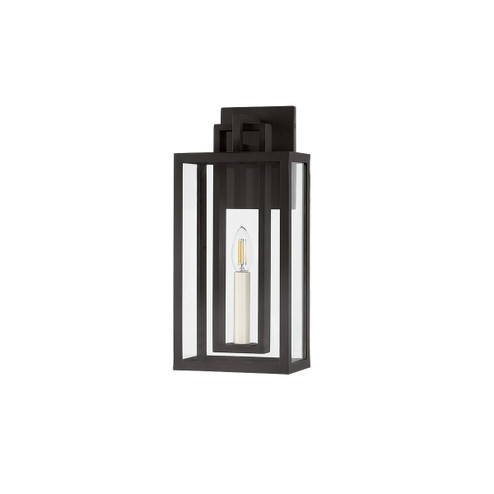 Amire One Light Outdoor Wall Sconce in Texture Black (67|B3616TBK)