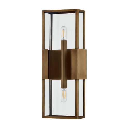 Santa Clara Two Light Outdoor Wall Sconce in Patina Brass (67|B2918PBR) Santa Clara Two Light Outdoor Wall Sconce in Patina Brass (67|B2918PBR)