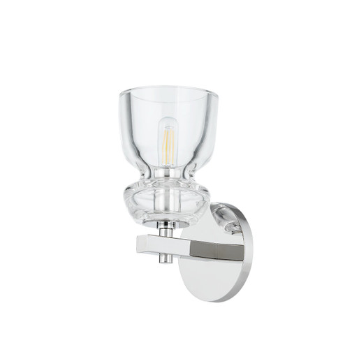 Trey One Light Wall Sconce in Polished Nickel (67|B1109PN)