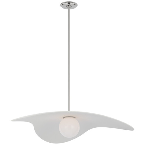 Mahalo LED Pendant in Polished Nickel (268|WS5048PNWHT)