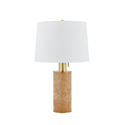 Clarissa One Light Table Lamp in Aged Brass (428|HL853201AGB)