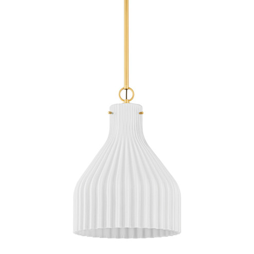 Corinthia One Light Pendant in Aged Brass (428|H881701LAGB)