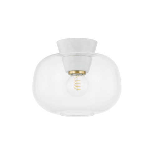 Ariella One Light Flush Mount in Aged Brass (428|H869501AGB)