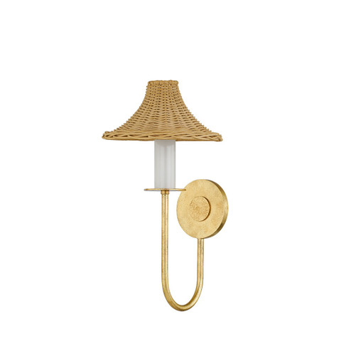 Twila One Light Wall Sconce in Vintage Gold Leaf (428|H868101VGL)