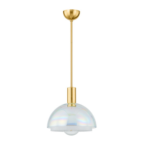 Modena One Light Pendant in Aged Brass (428|H844701AGB)