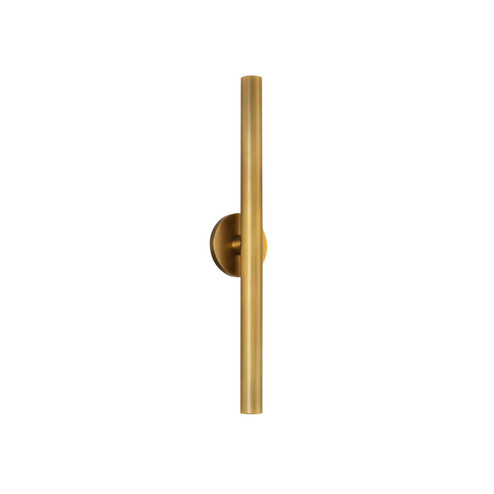 Mason LED Wall Sconce in Vintage Brass (347|WS90424VB)