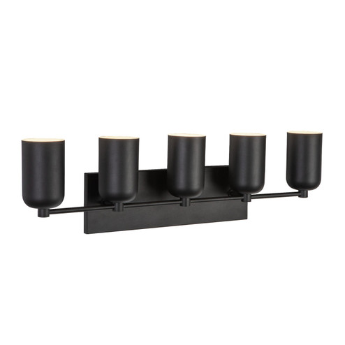Nola Five Light Vanity in Black (347|VL57732BK)