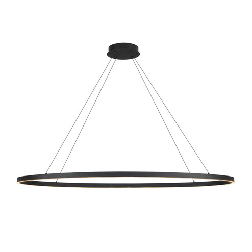 Ovale LED Linear Pendant in Black (347|LP79153BK)