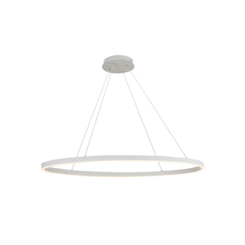 Ovale LED Linear Pendant in White (347|LP79140WH)