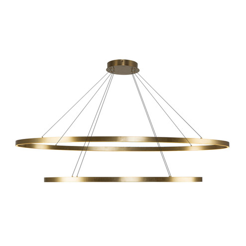 Ovale LED Chandelier in Brushed Gold (347|CH79253BG)