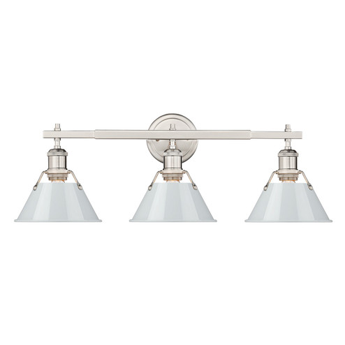 Orwell Three Light Bath Vanity in Pewter (62|3306BA3PWDB)