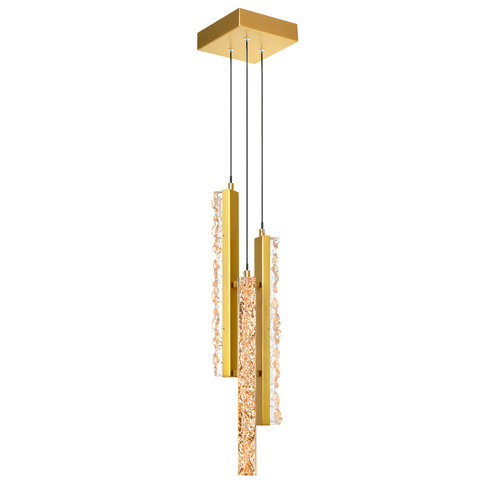 Stagger LED Mini Pendant in Brass (401|1588P63624)