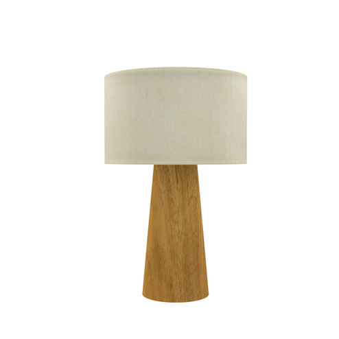 Conical One Light Table Lamp in Louro Freijo (486|709409)