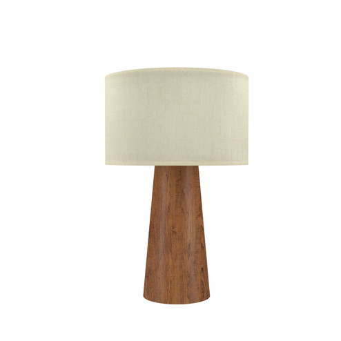 Conical One Light Table Lamp in Imbuia (486|709406)