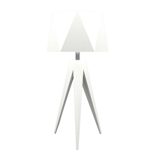 Facet One Light Table Lamp in Organic White (486|704847)