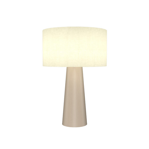 Conical One Light Table Lamp in Organic Cappuccino (486|702648)
