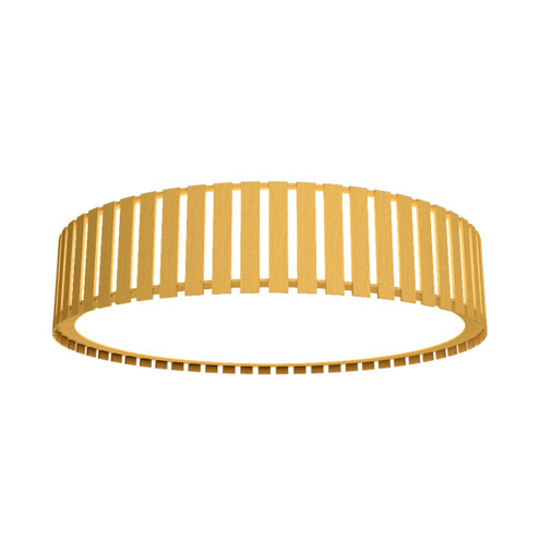 Slatted LED Ceiling Mount in Organic Gold (486|5037LED49)