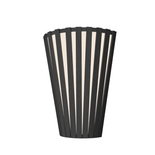 Slatted One Light Wall Lamp in Organic Grey (486|45650)