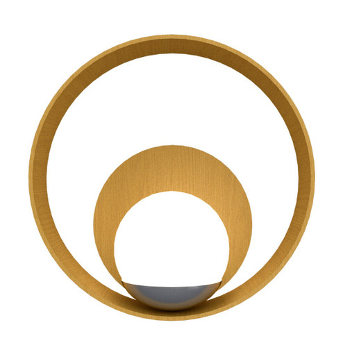 Sfera One Light Wall Lamp in Organic Gold (486|41549)