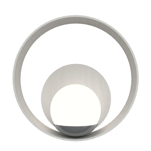 Sfera One Light Wall Lamp in Organic White (486|41547)