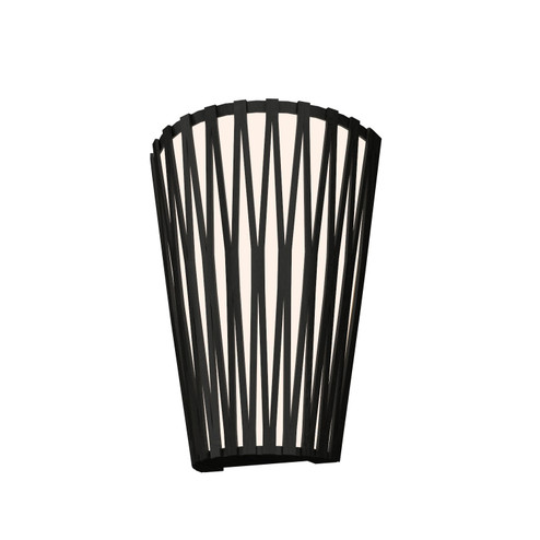 Living Hinges One Light Wall Lamp in Organic Black (486|406646)