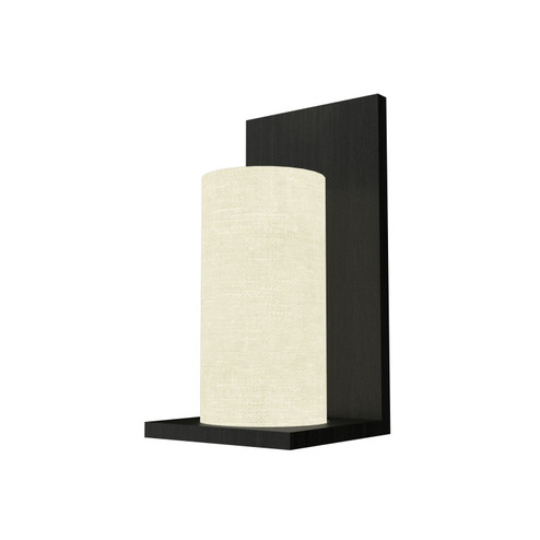 Clean One Light Wall Lamp in Organic Black (486|405146)