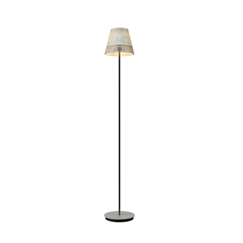 Living Hinges One Light Floor Lamp in Organic White (486|305847)