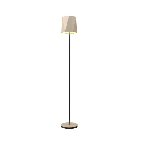 Facet One Light Floor Lamp in Organic Cappuccino (486|305748)