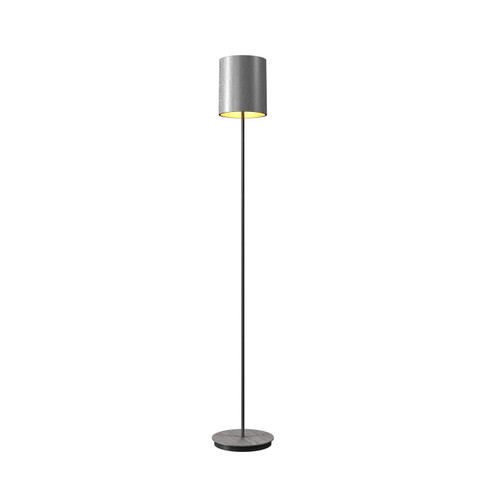 Cylindrical One Light Floor Lamp in Organic Grey (486|305450)