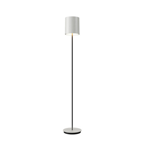 Cylindrical One Light Floor Lamp in Organic White (486|305447)