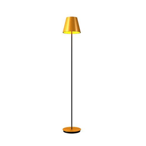 Conical One Light Floor Lamp in Organic Gold (486|305349)